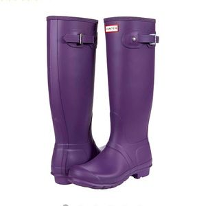 Hunter original tall waterproof rainboots